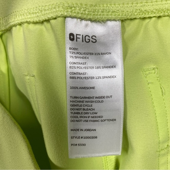 Figs Zamora Jogger Scrub Pants Size XL Petite Sea Mist Green - Picture 9 of 9